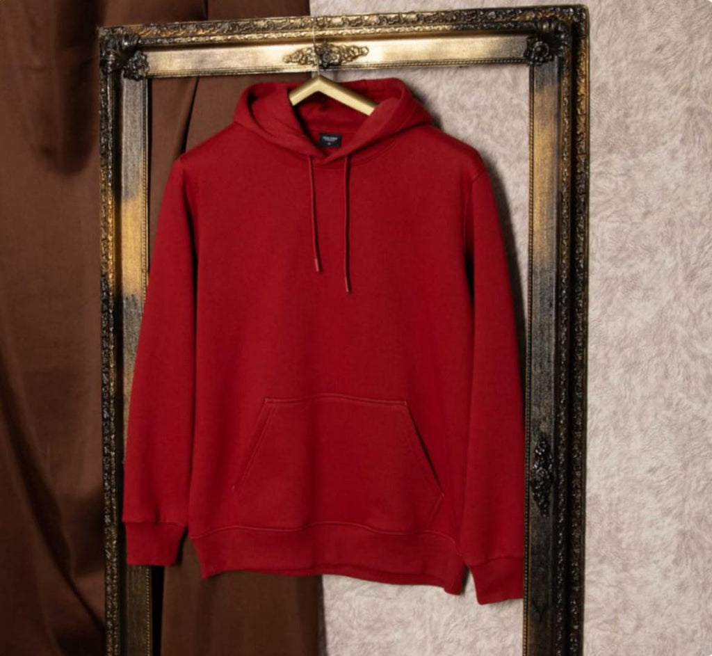 red hoodie